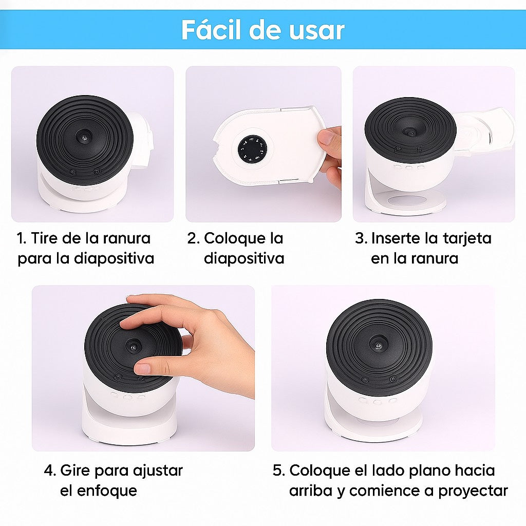 Proyector Galaxia – Iluminación Cósmica Ambiental