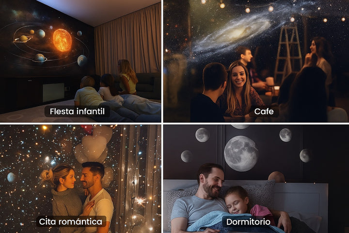 Proyector Galaxia – Iluminación Cósmica Ambiental