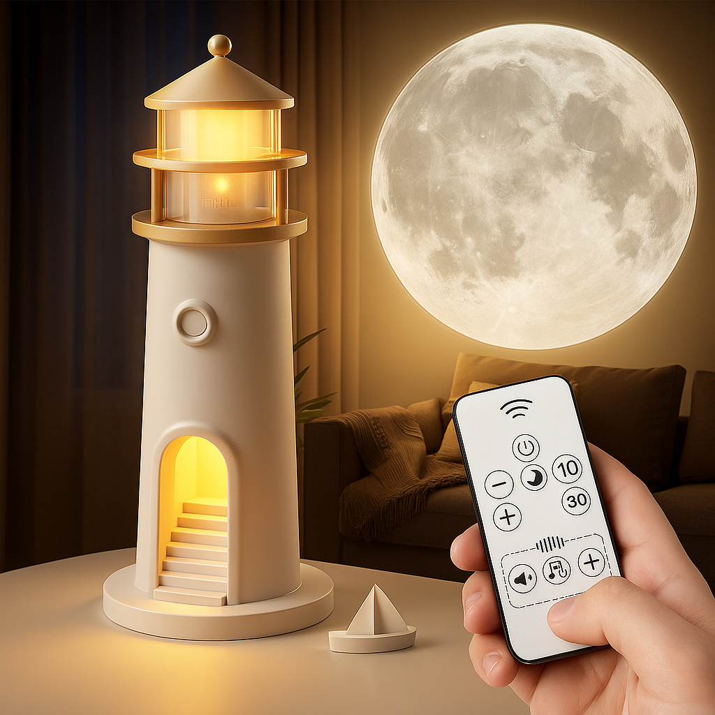 Faro Luna – Iluminación Decorativa con Bluetooth