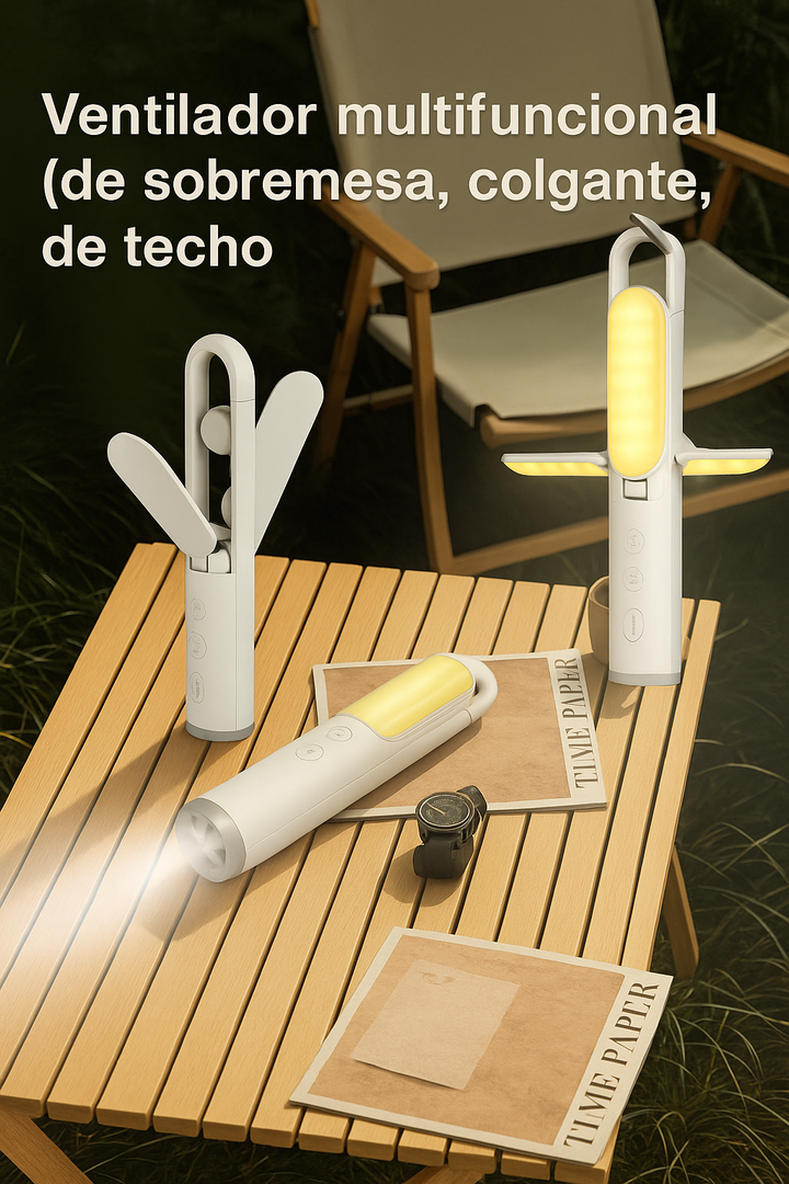 Linterna Led Multifuncion – Funcional y Recargable