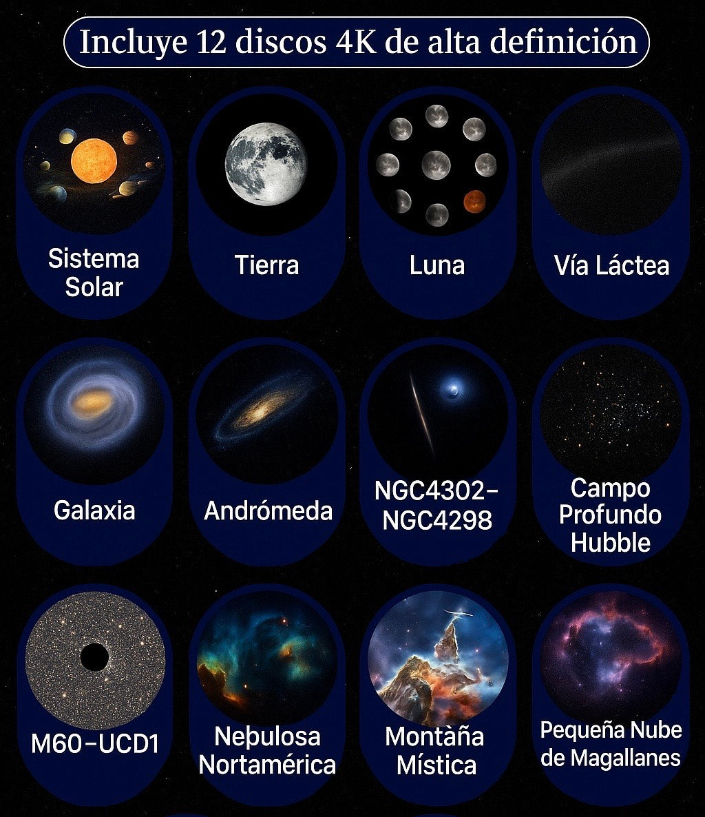 Proyector Galaxia – Iluminación Cósmica Ambiental