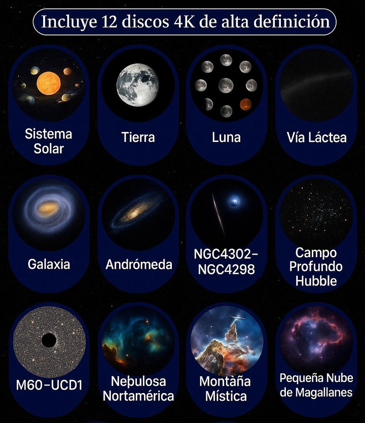 Proyector Galaxia – Iluminación Cósmica Ambiental