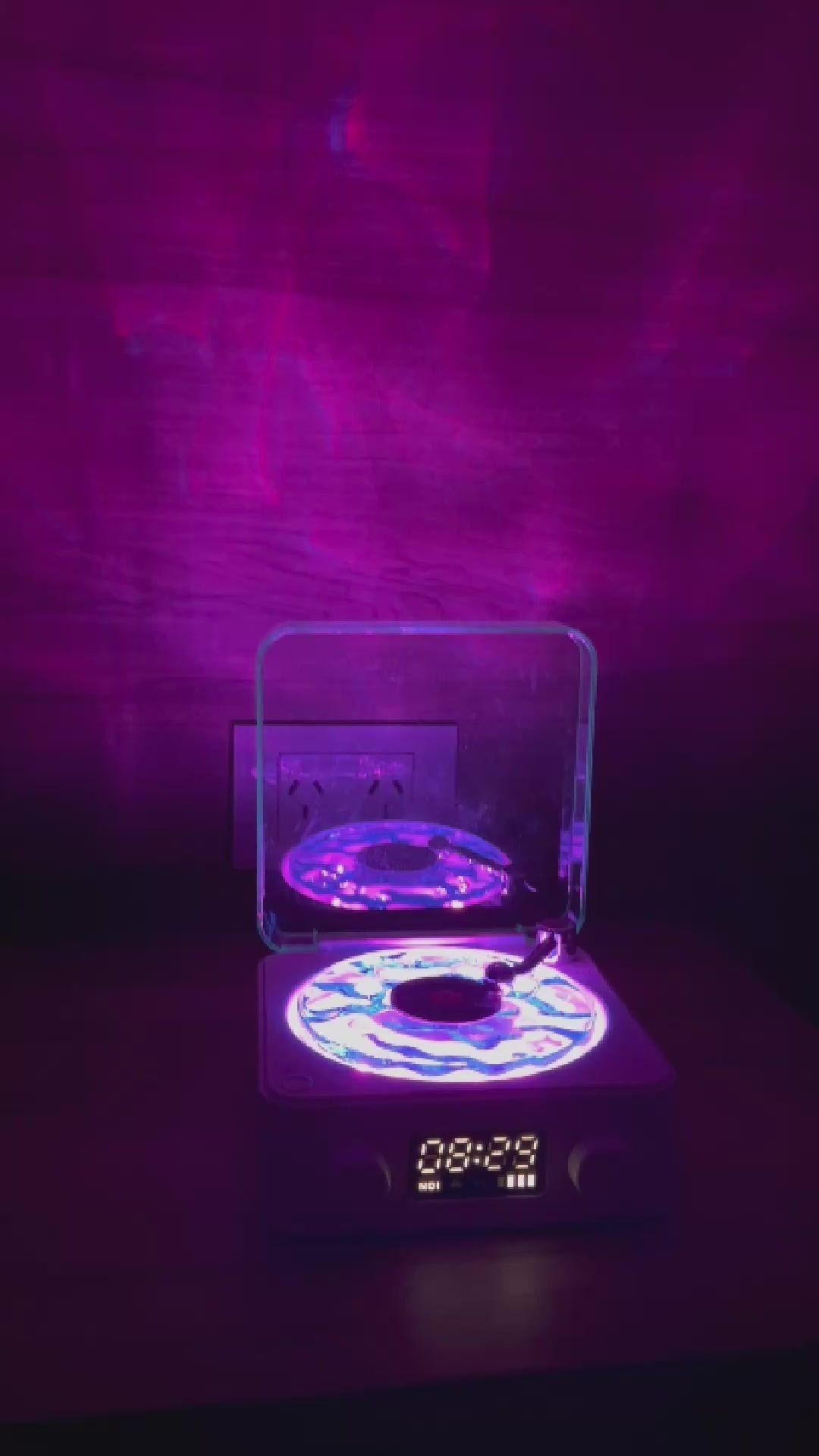 Tocadiscos Bluetooth – Iluminación &amp; Sonido Vintage