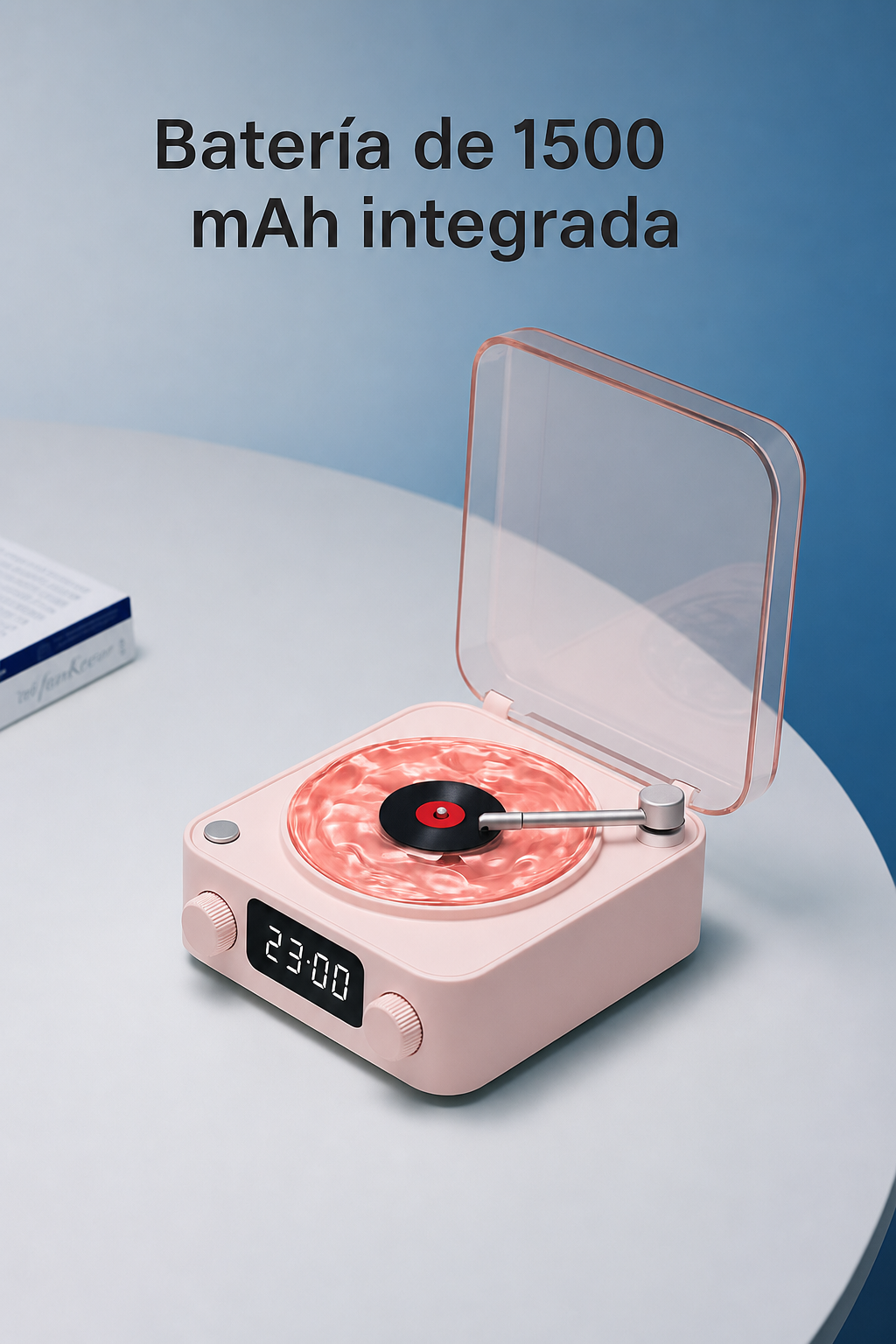 Tocadiscos Bluetooth – Iluminación &amp; Sonido Vintage