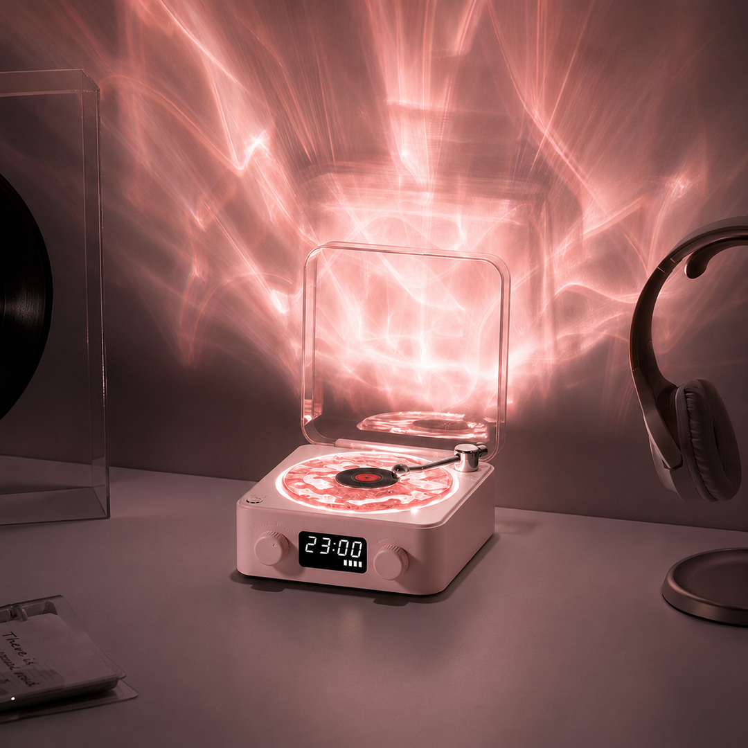 Tocadiscos Bluetooth – Iluminación &amp; Sonido Vintage