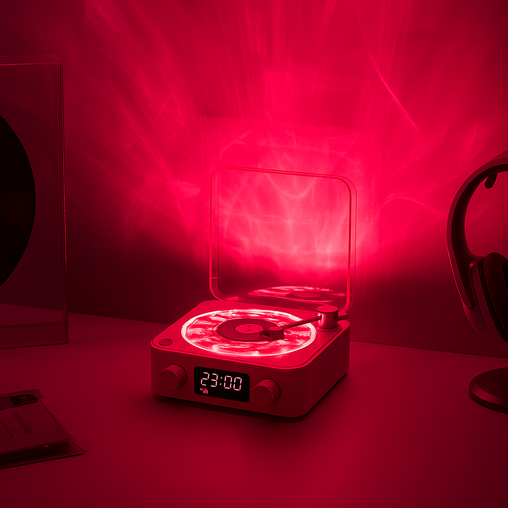 Tocadiscos Bluetooth – Iluminación & Sonido Vintage