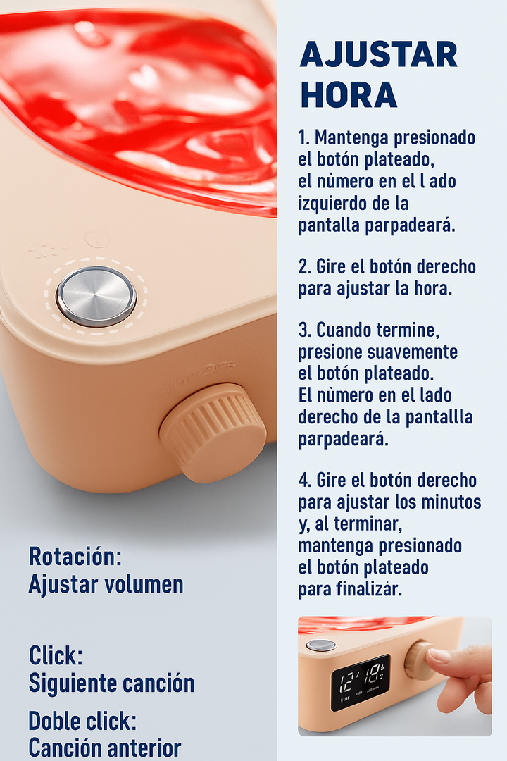 Tocadiscos Bluetooth – Iluminación &amp; Sonido Vintage